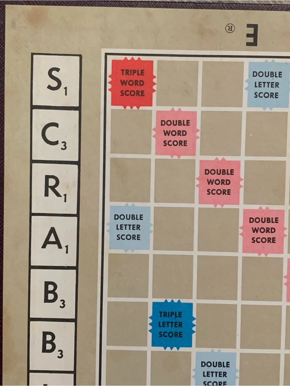 Vintage SCRABBLE Crossword Game By Selchow & Righter Co. 1953